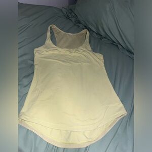 Yellow lululemon tanktop